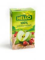 Jablko-višňa 250ml, 100% ovocná šťava